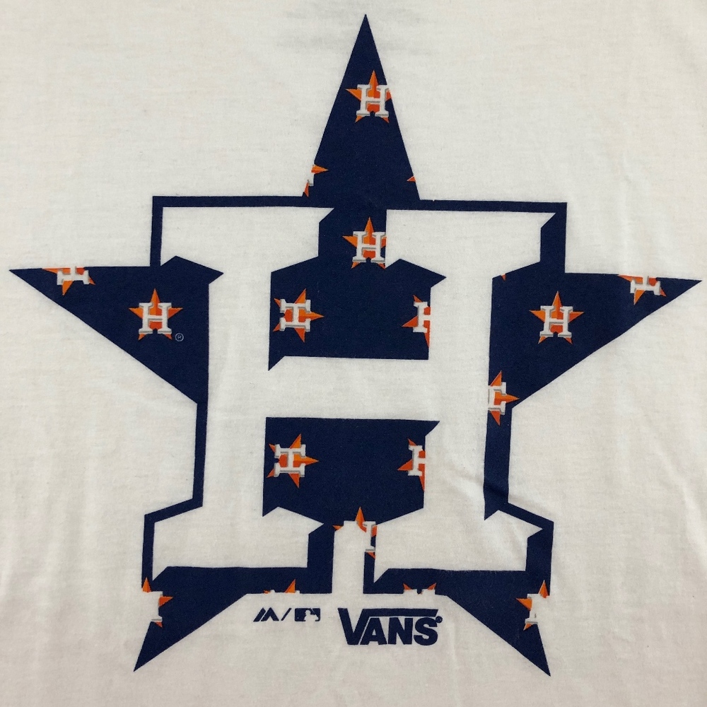 Vans Houston Astros White Shirt Mens Size XL MLB - Picture 2 of 2